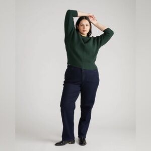 Universal Standard Donna High Rise Curve Straight Leg Jeans 10/32 inch